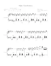 télécharger la partition d'accordéon Alpes Tyroliennes (Arrangement Peter Grigorov) (Valse) au format PDF