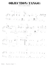 descargar la partitura para acordeón Objection (Tango) en formato PDF