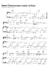 télécharger la partition d'accordéon Sweet dreams (are made of this) (Eurythmics) au format PDF