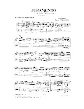 télécharger la partition d'accordéon Juramento (Tango Typique) au format PDF