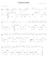 télécharger la partition d'accordéon L'hymne à l'amour (Adaptation Jean-Marc Siche) (Accordéon Diatonique) au format PDF