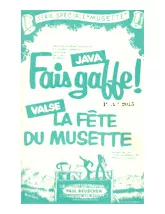 download the accordion score La fête du Musette (Orchestration) (Valse Variation) in PDF format