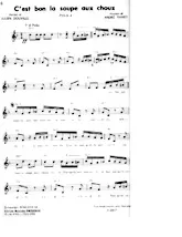 download the accordion score C'est bon la soupe aux choux (Polka) in PDF format