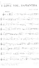 descargar la partitura para acordeón I love you Samantha (De : High Society) en formato PDF