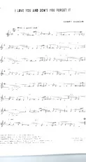 download the accordion score I love you and don't you forget it in PDF format