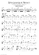 descargar la partitura para acordeón Entre lavande et romarin (Boléro Provencal) en formato PDF