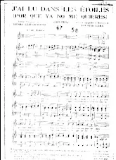 download the accordion score J'ai lu dans les étoiles (Por Que Ya No Me Quieres) (Boléro) in PDF format