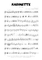 télécharger la partition d'accordéon Karinette (Valse Swing) au format PDF