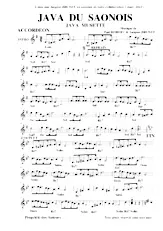 descargar la partitura para acordeón Java du Saonois en formato PDF