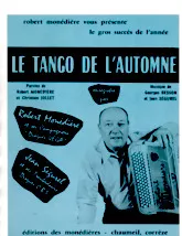 télécharger la partition d'accordéon Le tango de l'automne au format PDF