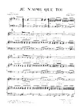 descargar la partitura para acordeón Je n'aime que toi en formato PDF