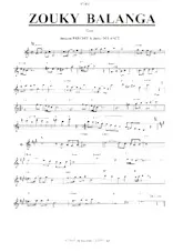 scarica la spartito per fisarmonica Zouka Balanga in formato PDF