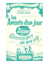 download the accordion score Mensonges de ma vie (La vita e' paradiso di bugie) (Orchestration Complète) in PDF format