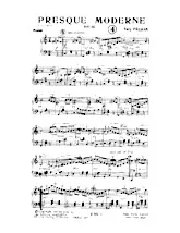 descargar la partitura para acordeón Presque Moderne (Valse) en formato PDF