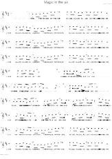 télécharger la partition d'accordéon Magic in the air (Relevé) (Lam-Fa-Do-Sol) au format PDF
