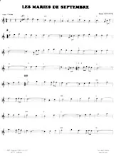 download the accordion score Les mariés de septembre (Valse) in PDF format