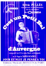 télécharger la partition d'accordéon C'est un petit bal d'Auvergne (Arrangement : Sylvie Pullès) (Valse) au format PDF