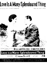 download the accordion score Love is a many splendoured thing in PDF format