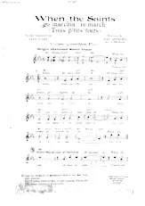 télécharger la partition d'accordéon When the saints (Go marchin' in march) (Trois p'tits tours) (Arrangement : Yvonne Thomson) au format PDF