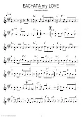 télécharger la partition d'accordéon Bachata my love (Danse de République Dominicaine) au format PDF