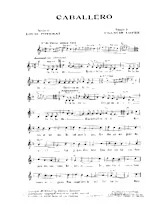 download the accordion score Caballero (Valse Chantée) in PDF format