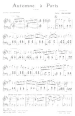 scarica la spartito per fisarmonica Automne à Paris (Valse) in formato PDF
