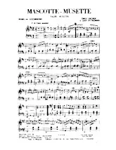 scarica la spartito per fisarmonica Mascotte Musette (Valse Musette) in formato PDF
