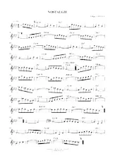 descargar la partitura para acordeón Nostalgie en formato PDF