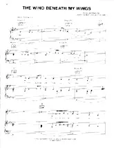 descargar la partitura para acordeón The wind beneath my wings en formato PDF