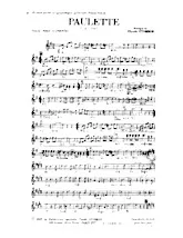 scarica la spartito per fisarmonica Paulette (Valse) in formato PDF