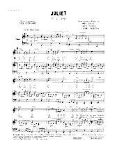 descargar la partitura para acordeón Juliet (Slow Rock) en formato PDF