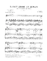 download the accordion score Il faut croire en demain (Io ti daro di piu) (Slow) in PDF format