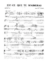 télécharger la partition d'accordéon Est-ce que tu m'aimeras (Chant : Mireille Mathieu) (Slow Rock) au format PDF