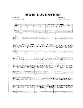 descargar la partitura para acordeón Mais l'aventure en formato PDF