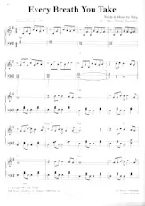 télécharger la partition d'accordéon Every breath you take (Arrangement Hans-Günter Heumann) (Rock) au format PDF