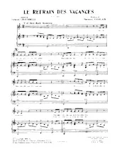 download the accordion score Le refrain des vacances (Slow Rock) in PDF format