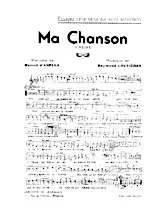 télécharger la partition d'accordéon Ma Chanson (Valse) au format PDF