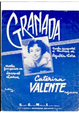 descargar la partitura para acordeón Granada (Chant : Caterina Valente) en formato PDF