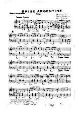 télécharger la partition d'accordéon Brise Argentine (Tango) au format PDF