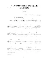 descargar la partitura para acordeón A n'importe quelle saison (Valse) en formato PDF