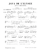 download the accordion score Java de l'Elysée in PDF format