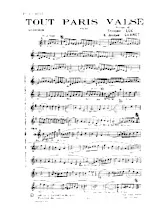 scarica la spartito per fisarmonica Tout Paris valse in formato PDF