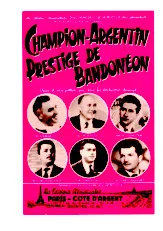 télécharger la partition d'accordéon Prestige de bandonéon (Tango Typique) au format PDF