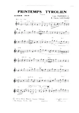 scarica la spartito per fisarmonica Printemps Tyrolien (Orchestration) (Valse) in formato PDF