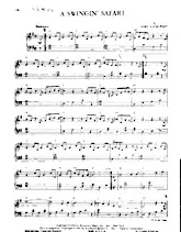 descargar la partitura para acordeón A swingin' safari en formato PDF