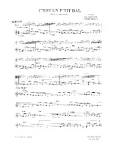 scarica la spartito per fisarmonica C'est un p'tit bal (Java à variation) in formato PDF