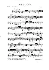 télécharger la partition d'accordéon Mélodia (Tango) au format PDF
