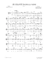télécharger la partition d'accordéon Je chante dans le vent (Slow Chanté) au format PDF