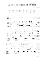 descargar la partitura para acordeón Le ciel le soleil et la mer (Slow) en formato PDF