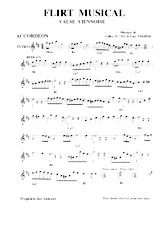 télécharger la partition d'accordéon Flirt Musical (Valse Viennoise) au format PDF